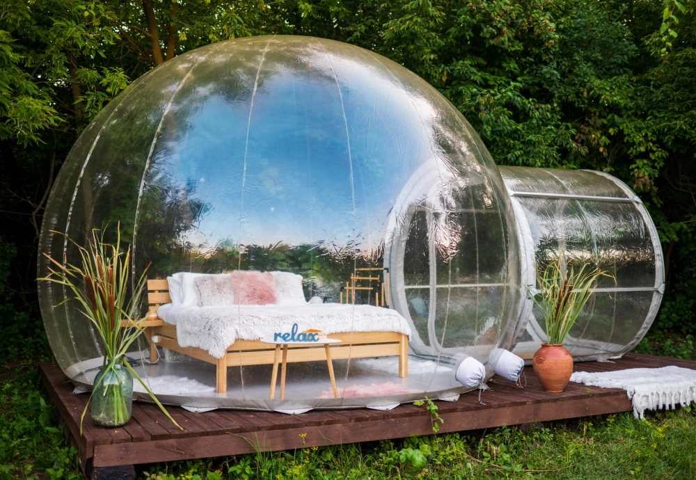 diy inflatable bubble tent